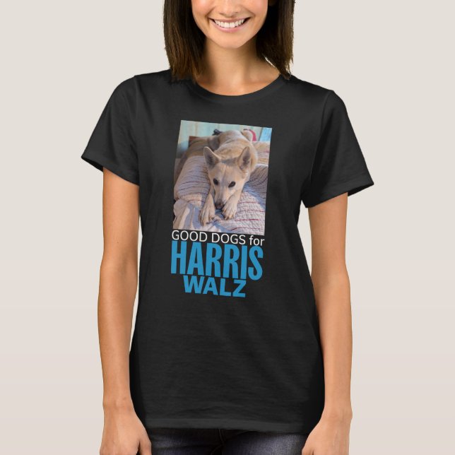 Gute Hunde für Harris/Walz T-Shirt (Vorderseite)