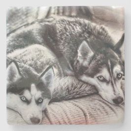 Gute Hunde Stone Untersetzer