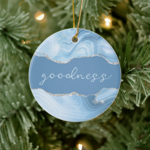 Güte Inspirierender Achat-Weihnachtsschmuck Keramik Ornament