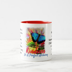 Güte ist eine perfekte Alchemie-Kaffee-Tasse Zweifarbige Tasse