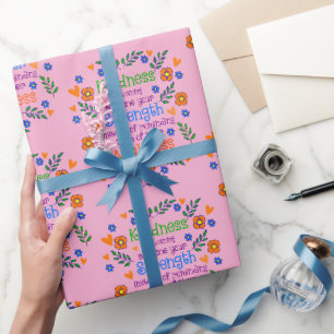 Güte ist jemandem deine Stärke leihen Geschenkpapier
