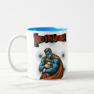 Güte ist meine Supermacht-Tasse Zweifarbige Tasse