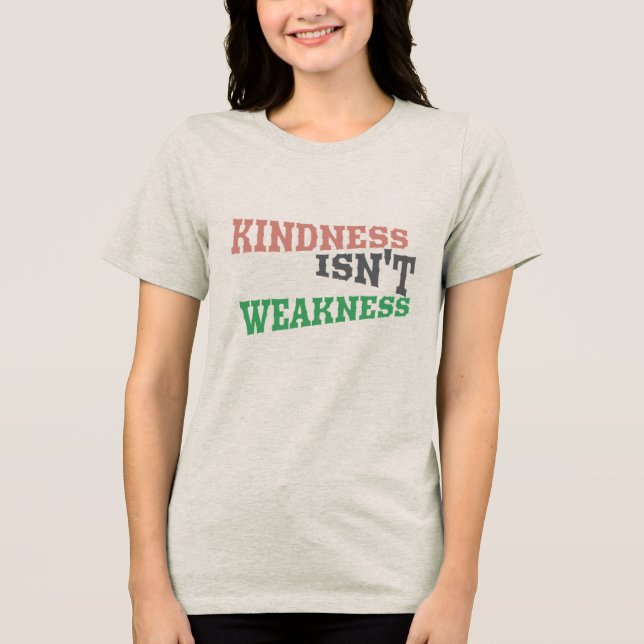 Güte ist Power Tri-Blend Shirt (Vorderseite)