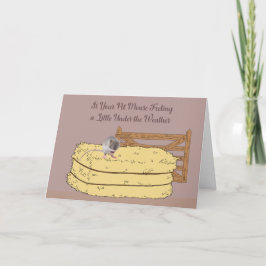 Gute Karte für kranke Maus