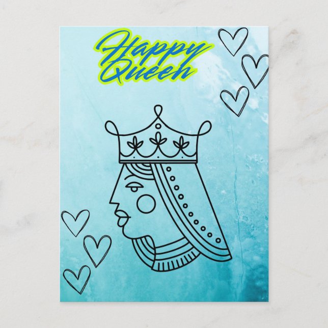 Gute Königin. Postkarte (Vorderseite)