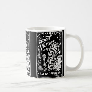 Gute Krankenschwestern sagen D-Wörter Lustige Kran Kaffeetasse
