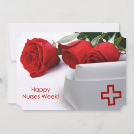 Gute Krankenwoche. Rote Rosen- und Krankenversiche Einladung