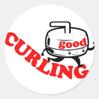 [ GUTE KURLING ] Retro "Stone Typ" Geschenke von S Runder Aufkleber