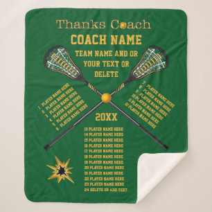 Gute Lacrosse Geschenkideen Alle Spieler Ihre FARB Sherpadecke