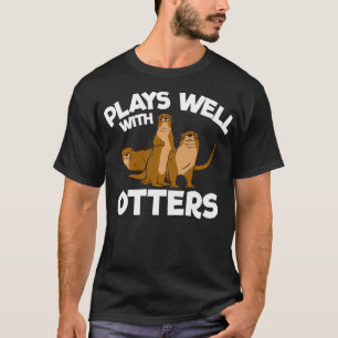Gute Lage mit anderen Tieren Pun River Otter 2550 T-Shirt