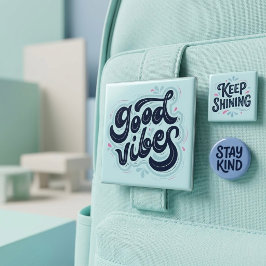 Gute-Laune-Knopf Button