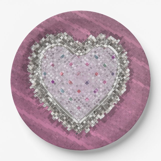 Gute Liebe Pappteller (Vorderseite)