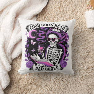 Gute Mädchen lesen schlechte Bücher Kissen