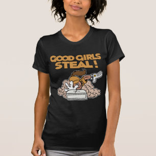 Gute Mädchen stehlen, Gold T-Shirt