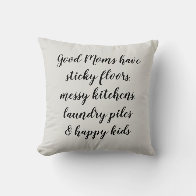 Gute Mamas glückliche Kinder Geschenkkissen Kissen (Vorderseite)