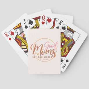 Gute Mamas sagen schlechte Worte Spielkarten