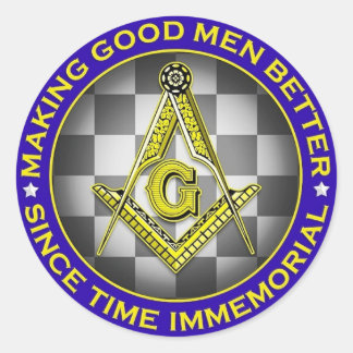 Gute Männer besser als Masonic Sticker