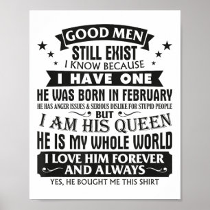 Gute Männer gibt es immer noch, ich weiß, ich habe Poster