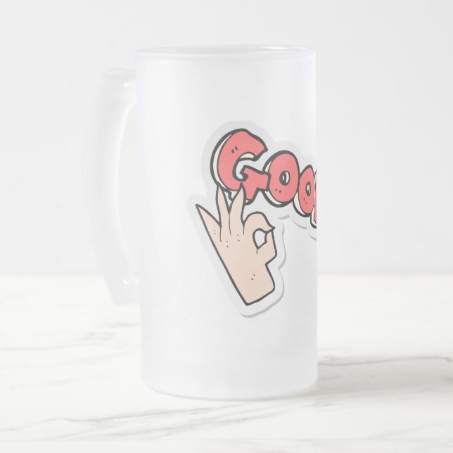 Gute Mattierte Tasse (Vorderseite Links)