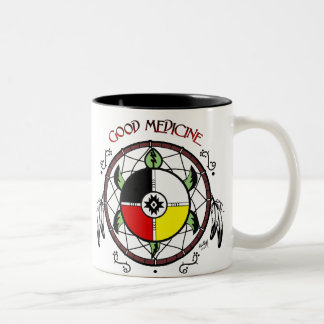 Gute Medizin Schildkröte Zweifarbige Tasse