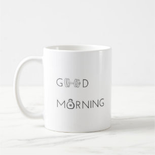 "Gute Morgen-" - klassische weiße Tasse