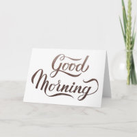 Gute Morgenkalligraphie