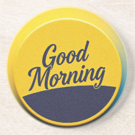 "Gute Morgenküste Getränkeuntersetzer