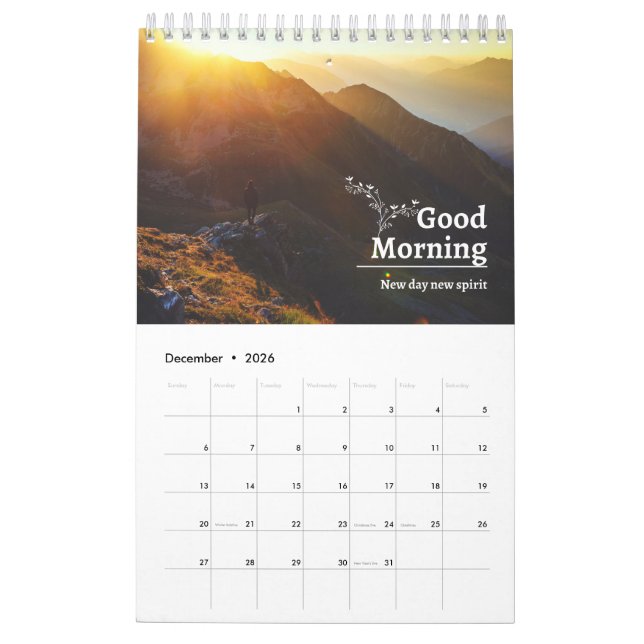Gute Morgennatur Kalender (Dez 2026)