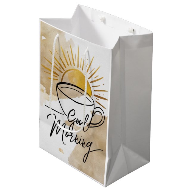 Gute Morgenpost Mittlere Geschenktüte (Vorderseite Schrägansicht)