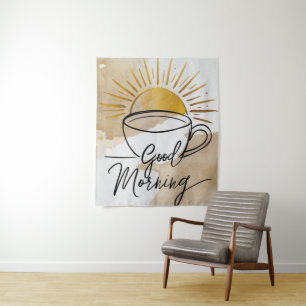Gute Morgenpost Wandteppich