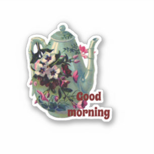 Gute Morgenschneide Aufkleber