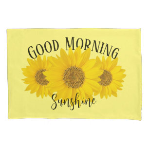 Gute Morgensonne Gelbe Sonnenblumen Kissenbezug