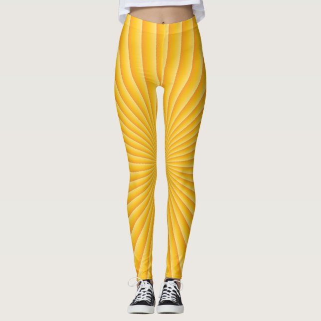 Gute Morgensonne Leggings (Vorderseite)