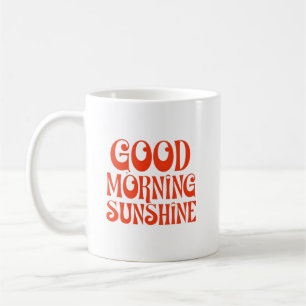 Gute Morgensonne Retrodekor drucken Kaffeetasse