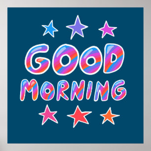 GUTE MORNING Cool- & Fun-Stars Poster