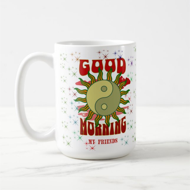 GUTE MORNING-TASSE FÜR JEMANDEN KAFFEETASSE (Links)