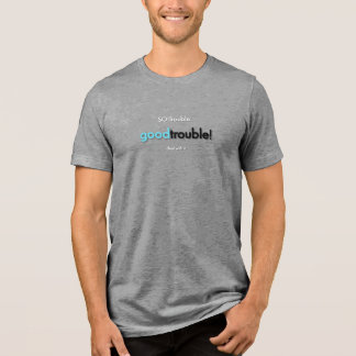 gute Mühe! Zweifarbig auf Grau Tri-Blend Shirt