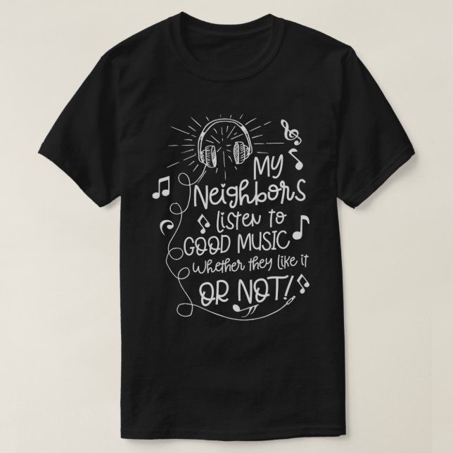 Gute Musik T-Shirt (Design vorne)