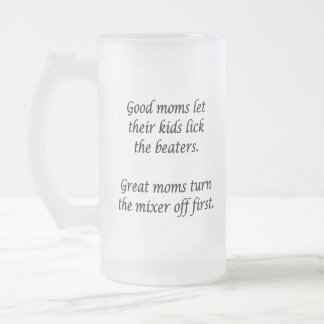 Gute Mütter, großartige Mütter Mattglas Bierglas