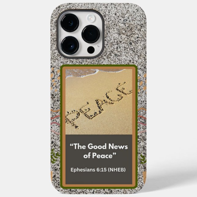 Gute Nachrichten für den Frieden - Stress - Case-Mate iPhone 14 Pro Max Hülle (Rückseite)