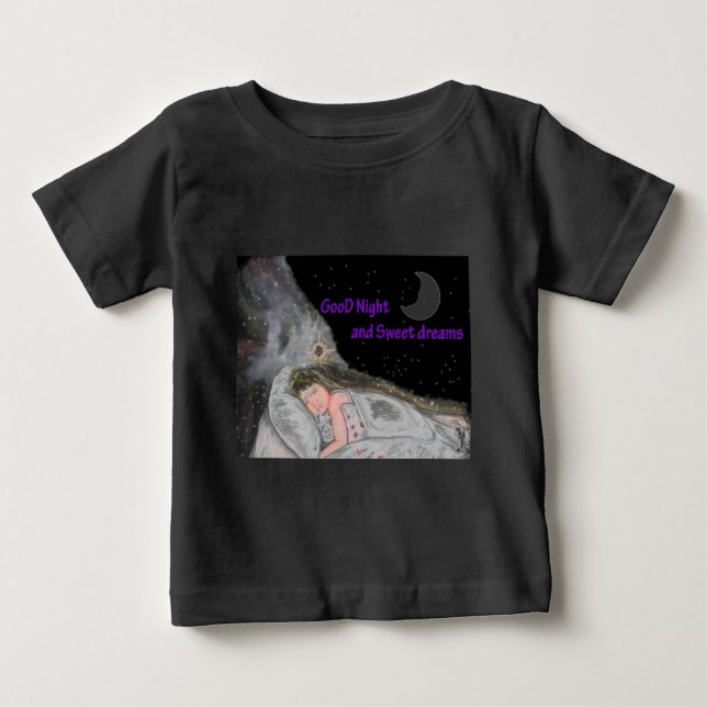 Gute Nacht Baby T-shirt (Vorderseite)