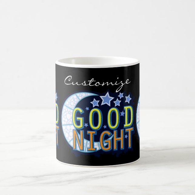 Gute Nacht Crescent Moon Thunder_Cove Kaffeetasse (Mittel)