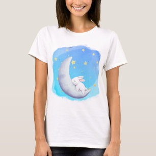 Gute Nacht Hase Mond T-Shirt