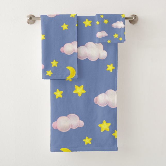 Gute Nacht Sky Badhandtuch Set (Insitu)