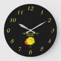 Gute Nacht Sun-Akrylwall-Uhr