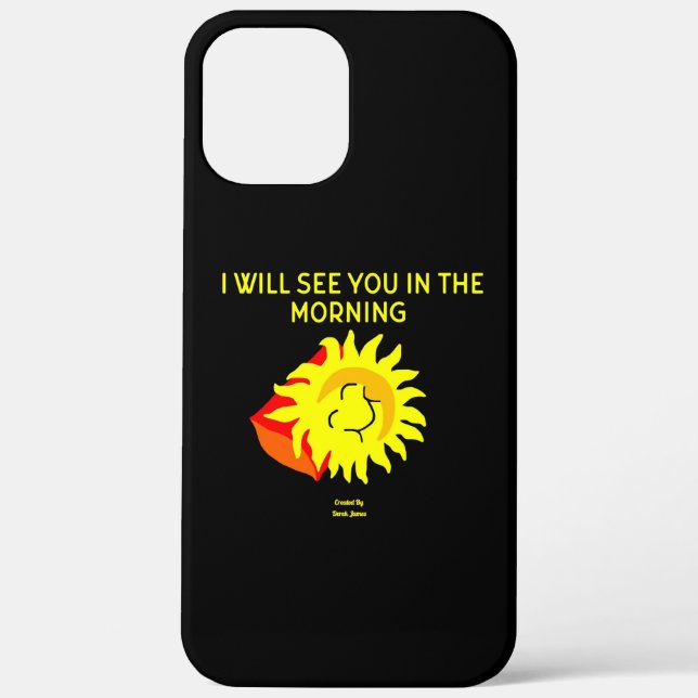 Gute Nacht Sun Apple iPhone 12 Pro Max Fall Case-Mate iPhone Hülle (Rückseite)