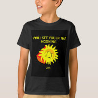 Gute Nacht Sun Boys Black Basic T Shirt