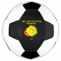 Gute Nacht-Sun-Fußballball