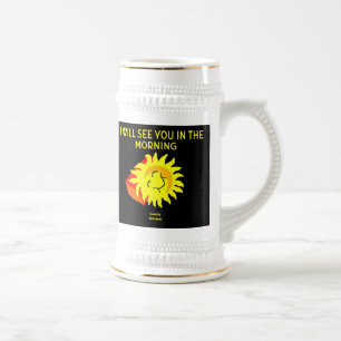 Gute Nacht Sun Stein Tasse
