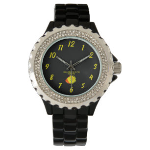 Gute Nacht Sun Women's Kristall Watch Armbanduhr